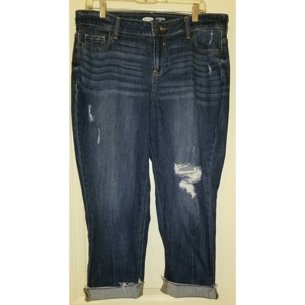 Old Navy Perfect Straight POWER JEAN 16 Plus Short